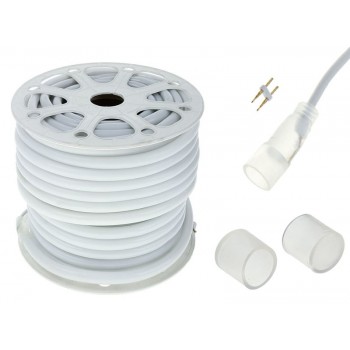Гибкий неон 220V SMD 2835/120 (IP67) Red (круглый)